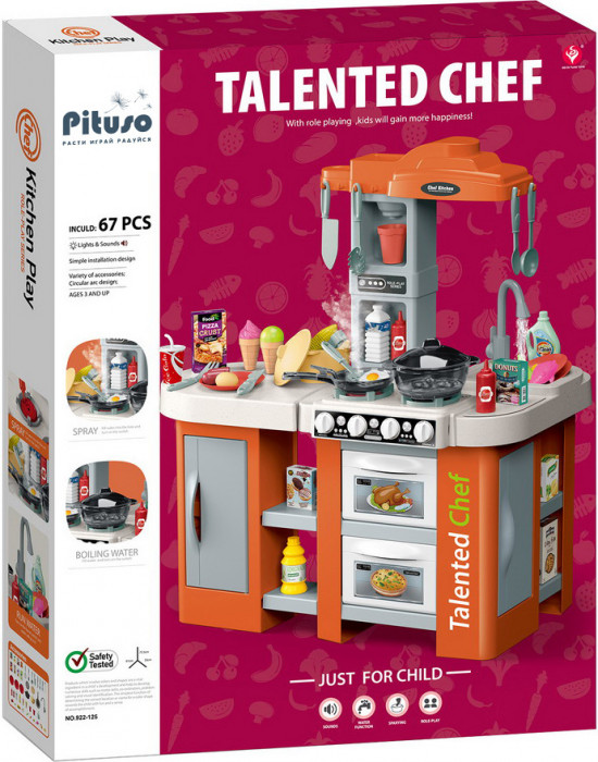 Наборы игрушек PITUSO Детская кухня Talented Chef HW21093888